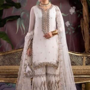 Khudabaksh Sharara 3 Piece Suit