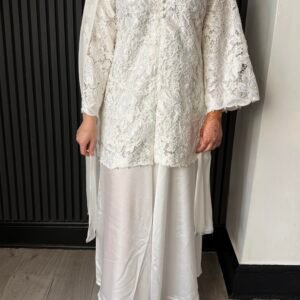 Noor White 3 piece suit