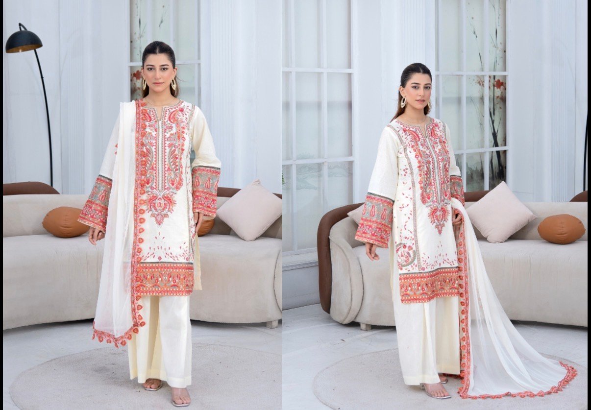 Shajhan ready to wear 3 piece suit - Image 3