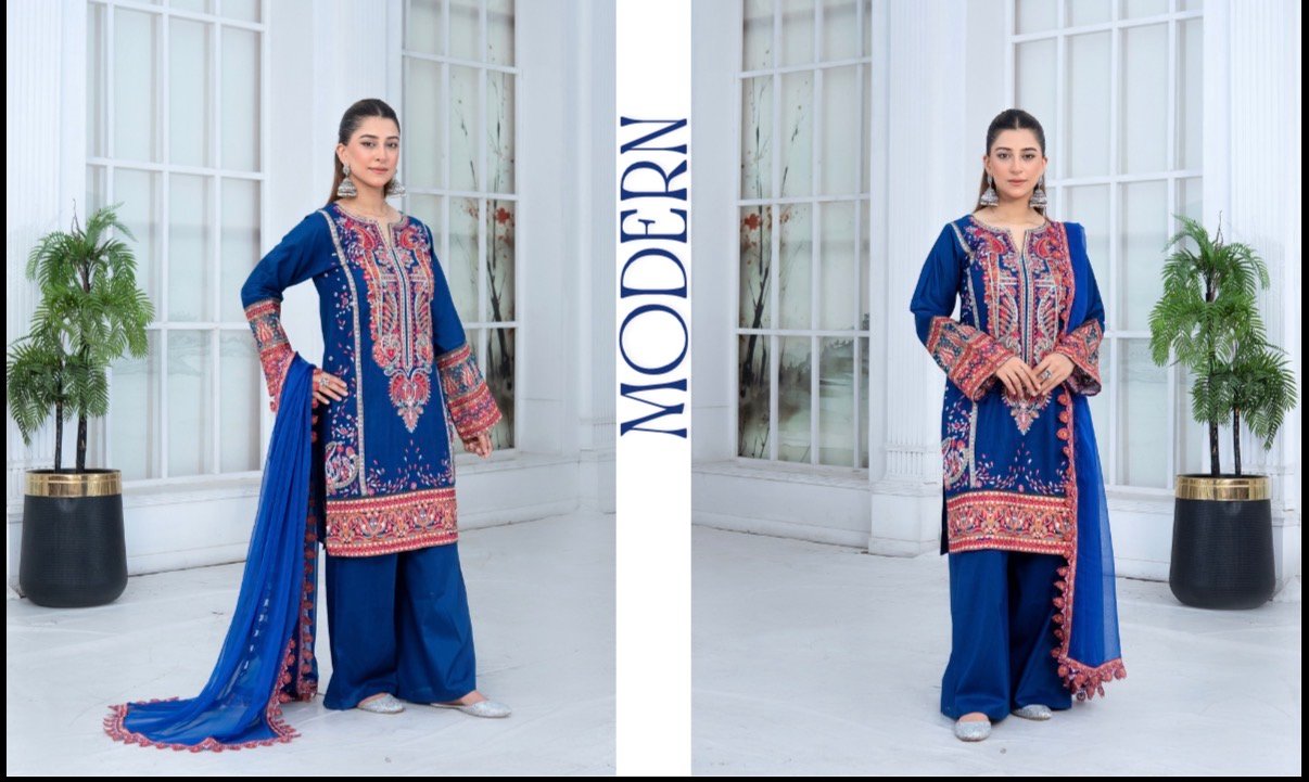 Shajhan ready to wear 3 piece suit - Image 2