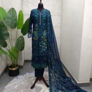 Deep teal 3 piece ready to wear